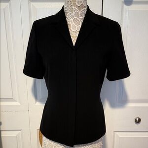 Josephine Chaus Vintage Classic Black Women's Shortsleeved Blazer 6